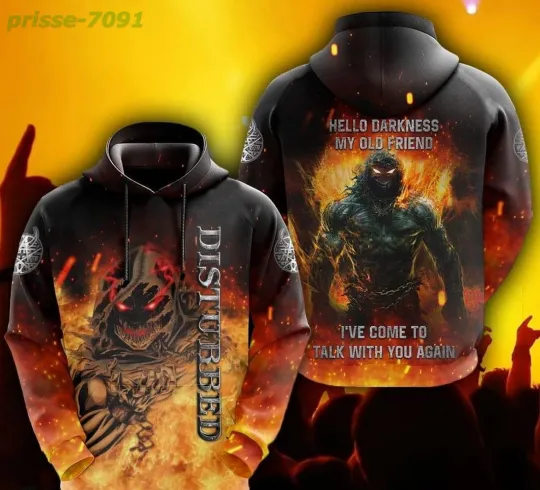 Discover Hollow Hoodie for Fan Disturbed-Unisex 3D Hoodie