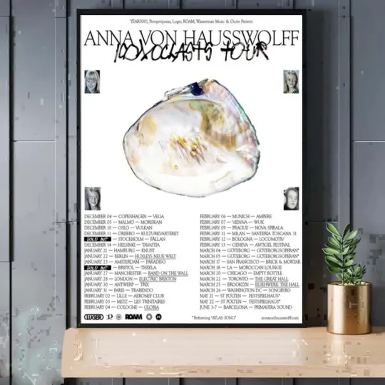 Discover Anna Von Hausswolff Iconoclasts Tour 2026 Vertical Poster