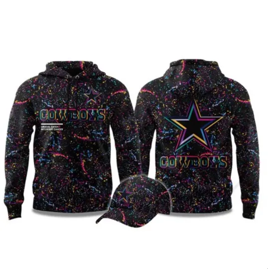 Discover 2025 Cowboy Crucial Catch 3D All Over Printed Hoodie 2025 New