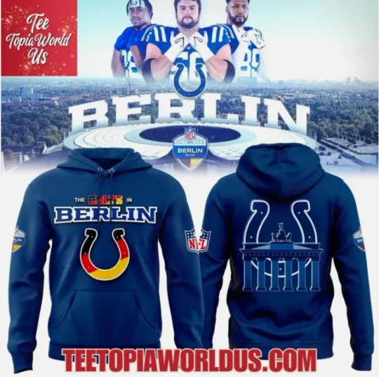 Discover Indianapolis 2025 Berlin Game 3D Hoodie Gift For Chirstmas