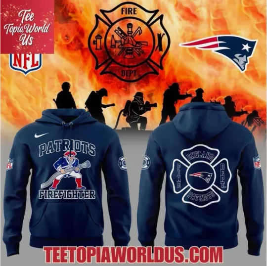 Discover Patriots Firefighter Appreciation 2025 Hoodie 3D Gift For Chirstmas