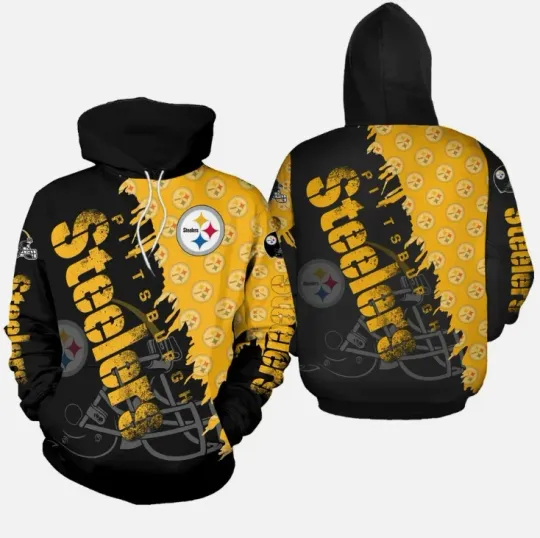 Football Team Steelerss Hoodie 3D Gift For Christmas