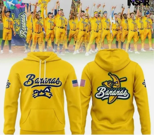 Discover Savannah Bananas Baseball Team 2025 Hoodie 3D Gift For Chirstmas