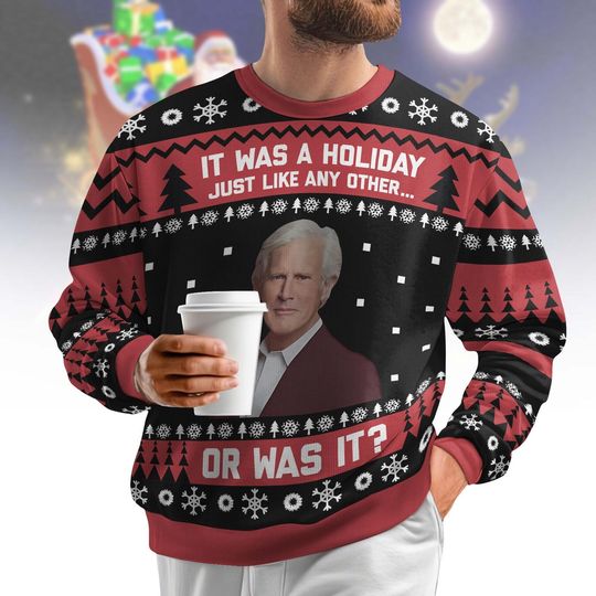 True Crime Ugly Christmas Sweater, Keith Morrison Sweatshirt, Funny Movie Christmas Party T-Shirt, Ugly Sweatshirt Xmas Holiday Gifts