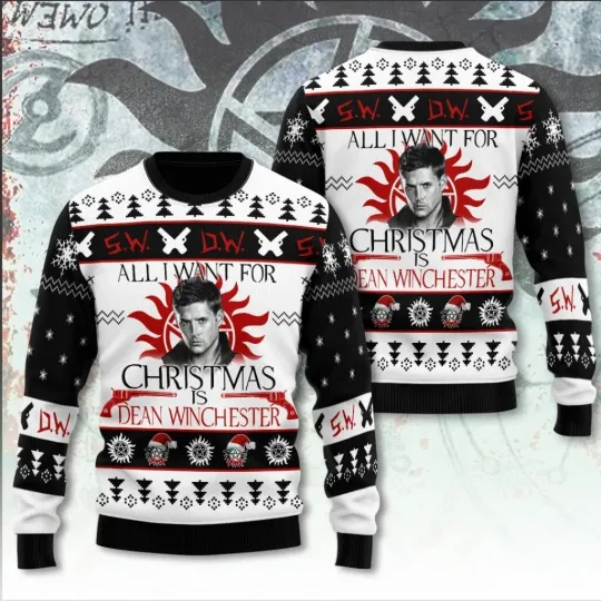 Hot Christmas Supernatural Ugly Sweater for Family