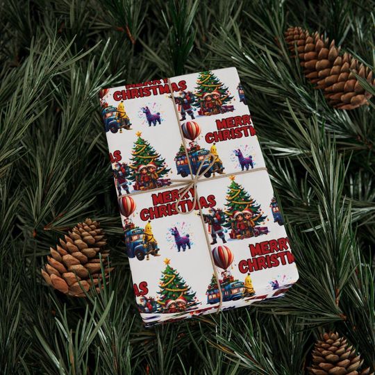Discover Gamer Christmas Wrapping Paper, Xmas Gift Wrap For Kids, Kids Wrapping Paper, Video Game Wrapping Paper, Santa Clause Wrapping Paper Rolls