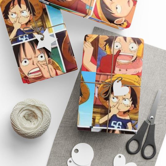 Discover Colorful Character Wrapping Paper for Gift Giving, Party Wrap, Holiday Presents, Birthdays, Anime Gifts, Unique Gift Wrap