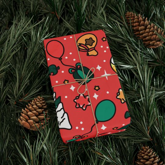 Discover Video Game Wrapping Paper / Nerdy Wrapping Paper / Christmas Wrapping Paper / Video Game Themed (Large Print)