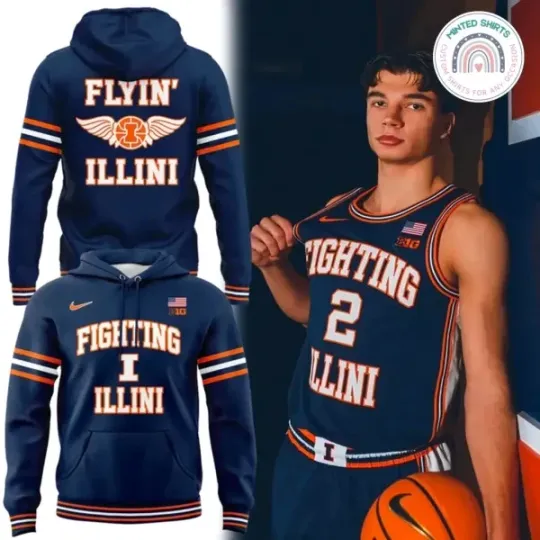 Discover Illinois Flying Team Special Edition 3D Athletic Hoodie