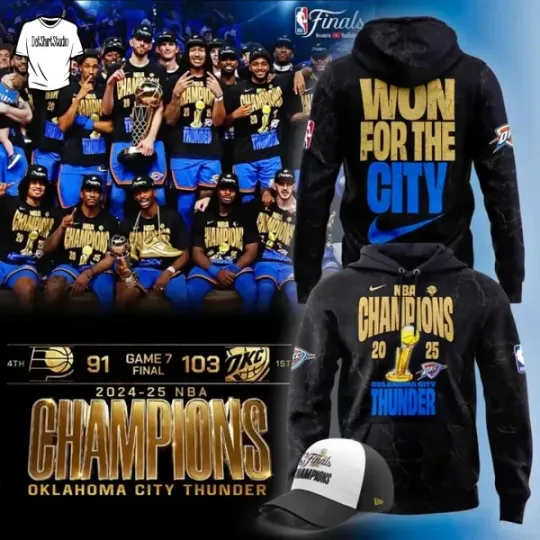 Discover OKC Basketball Team 2025 Champs 3D Hoodie