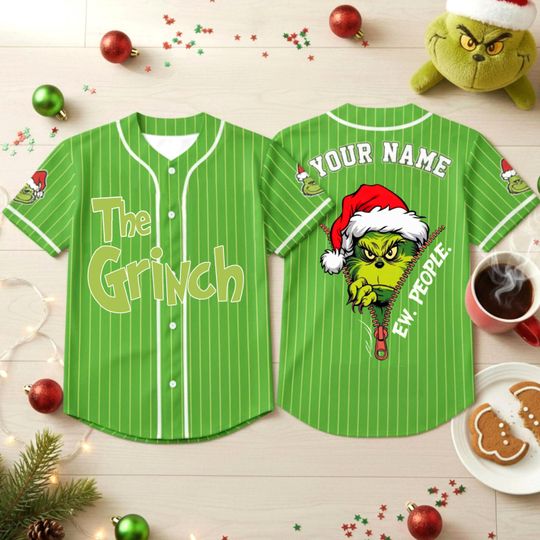 Discover Personalized Ew people funny character Jersey, Custom Name funny character Family, Personalized The funny character Christmas Baseball Jersey, Funny funny character Baseball