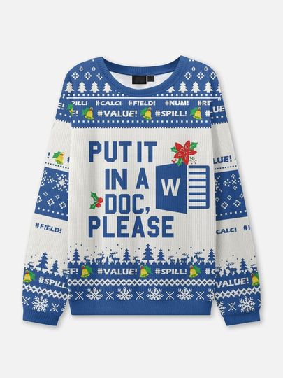 Discover Put It in a Doc Ugly Christmas Sweater