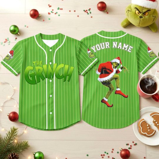 Discover Personalized The funny character Christmas Baseball Jersey, Custom Name funny character Family, Personalized funny character Jersey Shirt, Funny funny character Baseball shirt