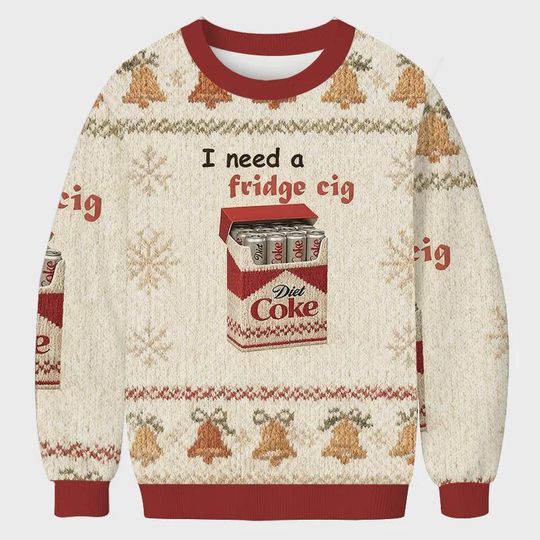 Discover I Need A Fridge Cig Christmas Ugly Sweatshirt
