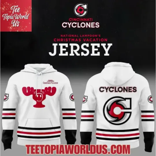Discover Cyclones Lampoons Christmas Vacation 2025 Hoodie 3D Gift For Chirstmas
