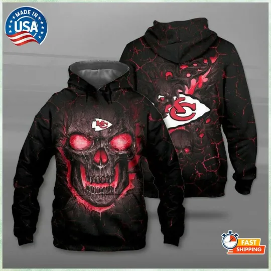 Discover Kansas City Pullover Hoodie 3D For Fan Newest Over Printed Gift For Chirstmas