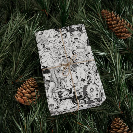 Discover Ahegao Wrapping Paper