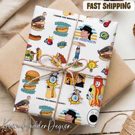 Discover Funny ITYSL Sketch Comedy Wrapping Paper, Meme Gift Wrap Inspired by Tims Show, Silly Comedy Wrap for Fans, Humor Christmas Wrapping Paper
