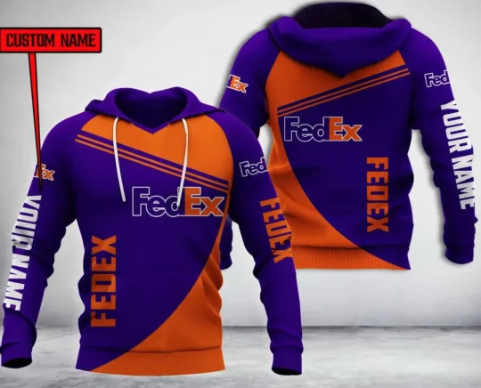 Personalized Fedex Custom 3D Hoodie ALl over print