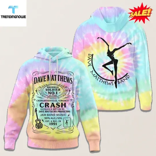 Discover Dave Matthew Band Drunken Soldier 3D Hoodie