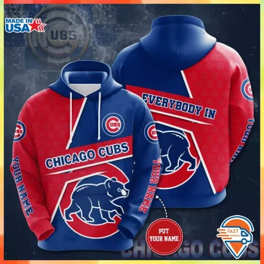 Discover Custom Name Chicago Premium Hoodie 3D All Over Printed