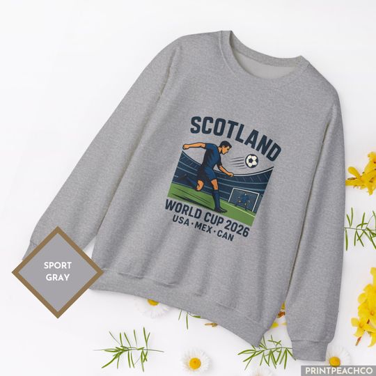 Scotland World Cup 2026 Sweatshirt Football Fan Gear Mon Then Supporters Crewneck USA CAN MEX Soccer Gift Mens Scottish Apparel