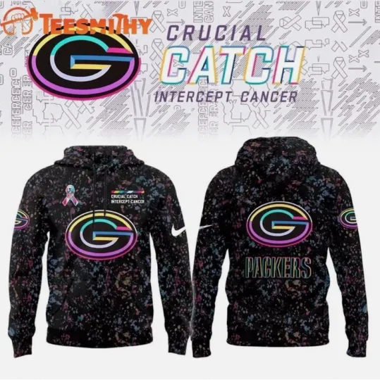 Discover 1Green Bay Packer 2025 Crucial Catch Limited 3D Hoodie Gift For Christmas