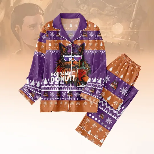 Discover Princess Donut Christmas Pajamas Set Goddammit Donut Christmas Pajamas Family Du