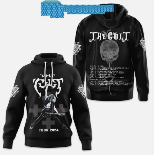 Discover The Cult Tour 2024 For 40th Anniversary Hoodie 3D