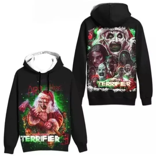 Terrifier 3 What Do You Want From Me Hoodie 3D GLC052483