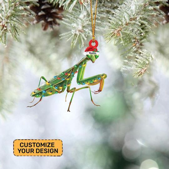 Discover Praying Mantis Christmas Ornament, Praying Mantis Xmas Ornament, Christmas Home Decor, Bug Lover Gift