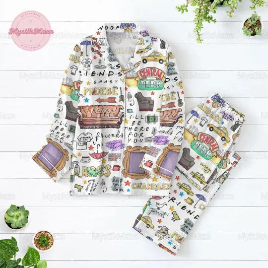 Discover Friends Pajamas Set Friends Movie Holiday Pajamas Friends Womens Pajamas Friends