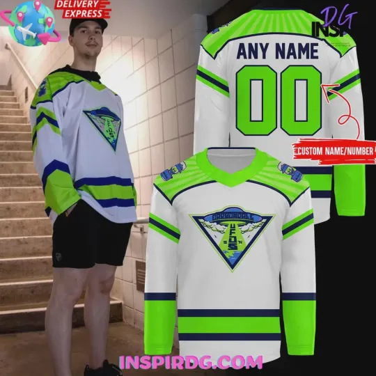 Custom Wilkes-Barre/Scranton Penguins Carbondale UFOs Hockey Shirt