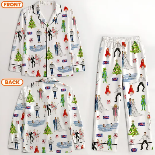 Discover Christmas Love Actually Pajamas Set For Women Love Actually Pajamas Set