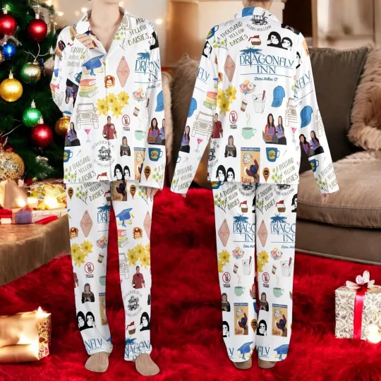 Discover Gilmore Girls Christmas Pajama Set For Family Dragonfly Inn Sleepwear