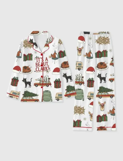 Its a Beaut Clark Griswold Christmas Family Holiday Pajama Set Beaut Clark