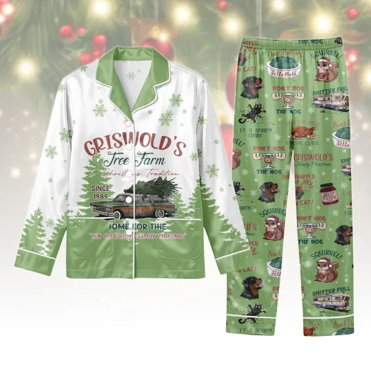 Discover Griswold Family Christmas Pajama Set Funny Holiday Movie PJs National Lampoon Xms