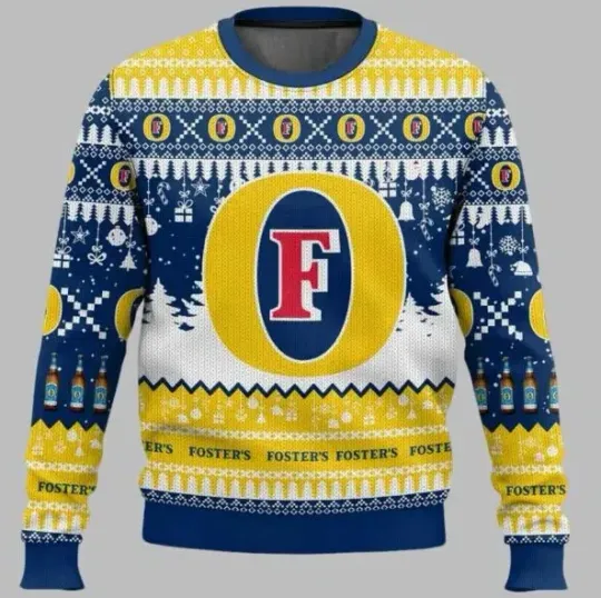 Discover Fosters United Kingdom Be-Er Ugly Christmas Sweater