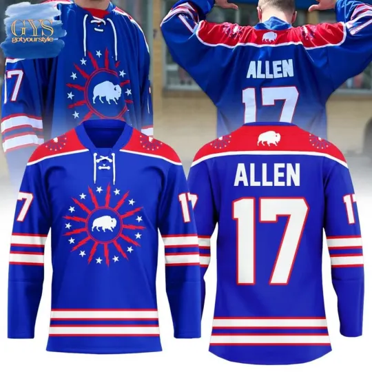 Discover Buffalo Bills Josh Allen Limited Edition Hockey Shirt