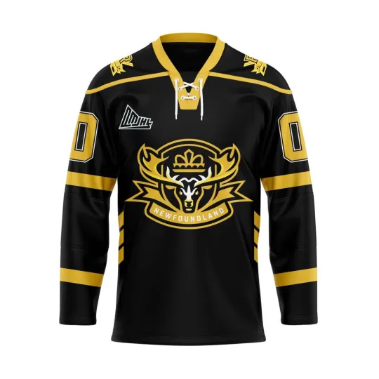 Discover Newfoundland Regiment Personalized 2025/26 Military Lace Hockey Shirt