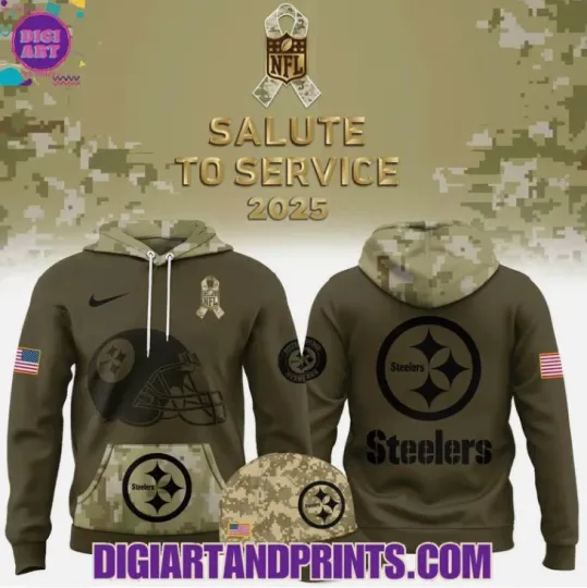 Discover Salute To Service Steeler Hoodie 3D Gift For Christmas