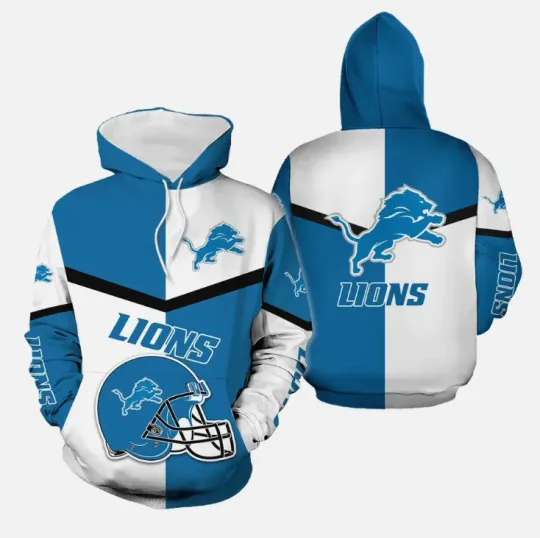 Discover Lions Football Champion 3D Hoodies,Detroit Football 3D Hoodie Gift For Christmas