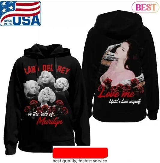 Lana Del Rey In The Role Of Marilyn Design Hoodie 3D GLC055769