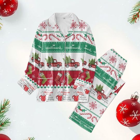 Discover This Is My Hallmark Christmas Movie Watching Pajamas, Christmas Movies Sleepwear, Hallmark Christmas Movies Shirt, Christmas Gifts