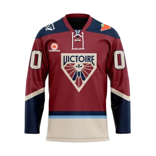 Discover Montreal Victoire Personalized Home Lace Hockey Shirt Fan Gear