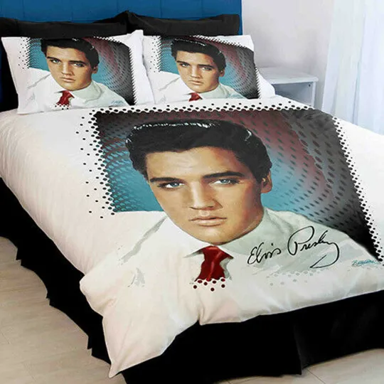 Elvis Presley Single Bed Quilt Cover Set Bedding