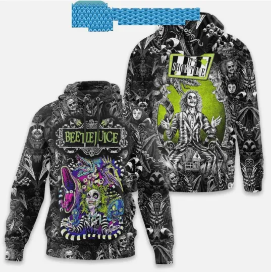 Discover Beetlejuice Its Showtime New Movies Hoodie 3D