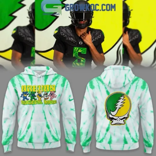 Oregon Duck Grateful Dead 26 Dancing Bear 3D Hoodie Gift For Christmas