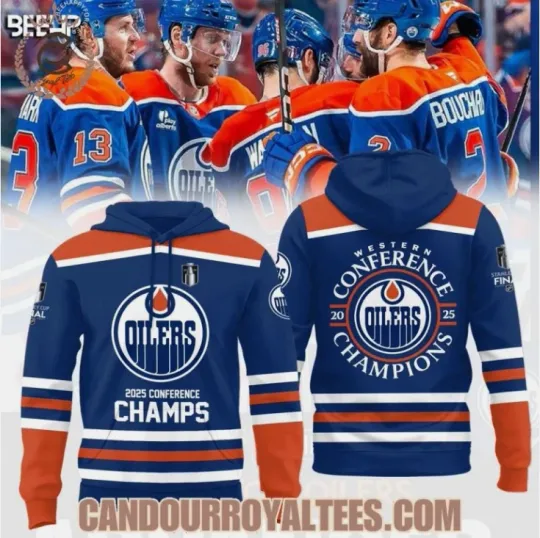 Discover Edmonton 2025 Western Conference 3D Hoodie Gift For Chirstmas