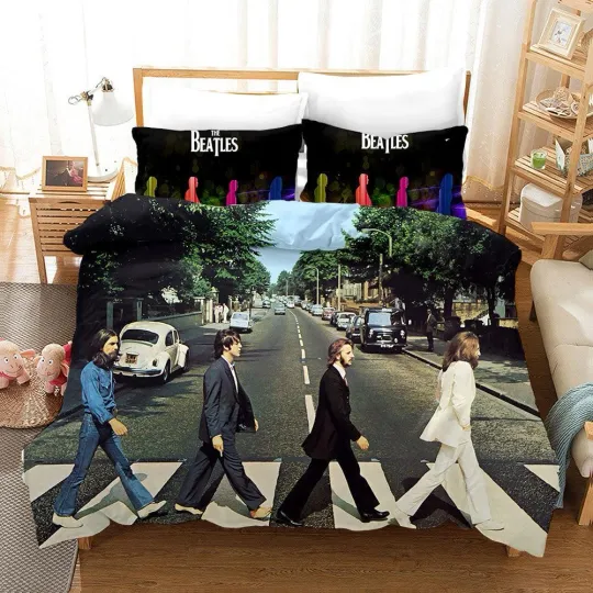 Discover 3D The Beatles Quilt Cover Set Duvet Cover Bedding Pillowcases